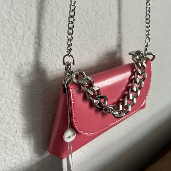 MMS Design Studio Crossbody Mini Bag Pink Fuchsia color - BNWT - Picture 4 of 9